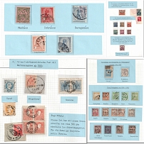 Carphato-Ukraine in Austrian Empire, Austria-Hungary, Czechoslovakia, Stock of Stamps (Readable Postmarks)