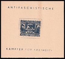 'Freedom fighters', Anti-Nazi Anti-Germany Propaganda, Souvenir Sheet