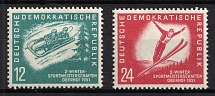 1951 German Democratic Republic, Germany (Mi. 280 - 281, Full Set, CV $30, MNH)