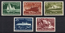 1938 Danzig Gdansk, Germany (Mi. 284 - 288, Full Set, CV $40)