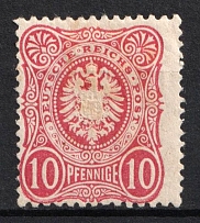 1875-79 10pf German Empire, Germany (Mi. 33 a, CV $70)