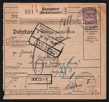 1932 (5 Sep) Weimar Republic, Germany, Delivery Note from Niederlausitz (Lower Lusatia) to Brussels