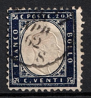 1862 20C Italy (Mi. 10, Used, CV $45)