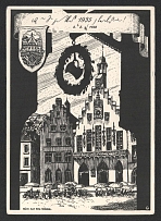 1935 'German Stenographers' Day 1935 Frankfurt'Main', Propaganda Postcard, Third Reich Nazi Germany