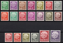 1957 Saar, Germany (Mi. 380 - 399, Full Set, CV $30, MNH/MVLH)