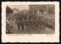 1923-1945 'One of the Victorious Troops Victorious Troops in Berlin.', Propaganda Postcard, Third Reich Nazi Germany