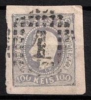 1867 100R Portugal (Mi. 23, Used, CV $200)