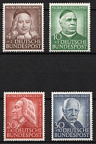 1953 German Federal Republic, Germany (Mi. 173 - 176, Full Set, CV $40)