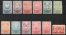 1937 Election, Soviet Union, USSR, Russia (Zv. 484 - 495, Full Set, CV $140)