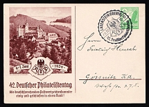 1936 '42nd German Philatelic Convention', Propaganda Postal stationery, Third Reich Nazi Germany